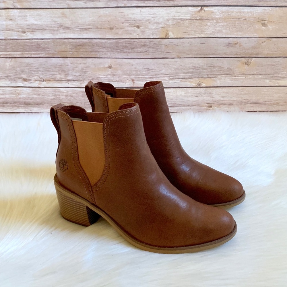 Timberland Brown Leather Brynlee Park Chelsea Boot